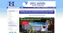 Desktop Screenshot of hallmarkpoolsupplies.com